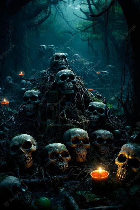 Premium AI Image | background for halloween with pumpkins and spooky Halloween Backgrounds Wallpapers, Horror Wallpapers Hd, Spooky Backgrounds, Horror Background, Spooky Images, Horror Images, Skull Background, Skull Images, Spooky Halloween Pictures