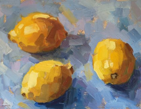 How To Paint Lemons Acrylic, Lemons Painting Acrylic, Acrylic Painting Lemon, Bowl Of Lemons Painting, Acrilic Paintings Lemon, Watercolor Flower Illustration, Lemon Painting, Gouache Art, Fruit Painting