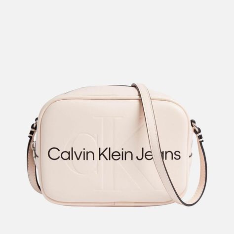 Women's Calvin Klein Faux Leather Camera Bag - Pink - Shoulder bags Calvin Klein Jeans bag Nude faux leather Zip fastening Designer colour: Ballet. Pink Shoulder Bags, Calvin Klein Bag, Leather Camera Bag, Jeans Bag, My Bag, Womens Calvin Klein, Calvin Klein Jeans, Pink Bag, Camera Bag