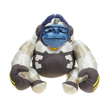 26 cm Cartoon Doll Plush Toy Winston plush doll Rye Pioneer gorilla scientist hero toys Overwatch Gifts, Overwatch Winston, Overwatch Funny, Toys Cartoon, Cartoon Doll, Stuffed Dolls, Video Game Memes, Overwatch 2, Anniversary Ideas