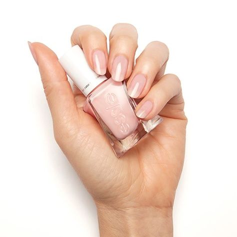 sheer fantasy - sheer pink gel nail polish, color & lacquer - essie Pink Gel Nail Polish, Sheer Nail Polish, Essie Colors, Sheer Nails, Pink Gel Nails, Gel Couture, Essie Gel, Pink Gel, Polyethylene Terephthalate