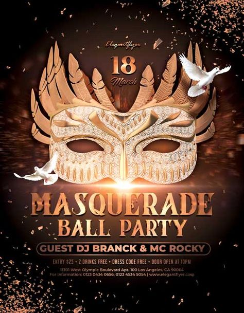 Check out the Masquerade Ball Party Free Flyer Template only on https://freepsdflyer.com/masquerade-ball-party-free-flyer-template/ - Enjoy downloading 1800+ totally free PSD flyer templates any kind of party and club event! #Club, #Dance, #DJ, #Electro, #MardiGras, #Mask, #Masquerade, #Music, #Nightclub, #Party Carnival Flyer, Carnival Design, Masquerade Ball Party, Carnival Posters, Free Psd Flyer Templates, Poster Template Design, Free Psd Flyer, Party Flyer Template, Psd Flyer Templates