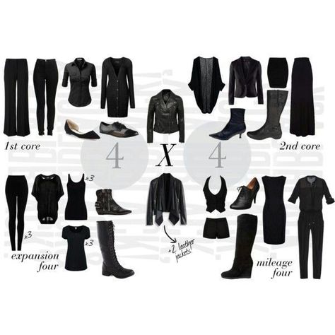 4x4 all black Gothic Minimalist Fashion, Rocker Capsule Wardrobe, Dark Capsule Wardrobe, Capsule Wardrobe Goth, Witch Capsule Wardrobe, Corporate Goth Capsule Wardrobe, Gothic Capsule Wardrobe, Dark Feminine Capsule Wardrobe, Witchy Capsule Wardrobe