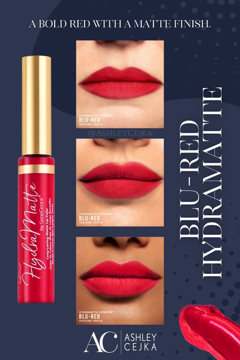 Hydramatte Lipsense, Lipsense Lip Colors, Senegence Makeup, Long Lasting Lip Color, Lipsense Colors, Different Skin Tones, Matte Lip Color, Lip Designs, Makeup Game