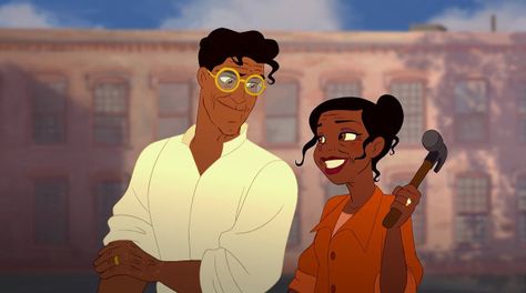 Prince Naveen and Princess Tiana | If Disney Couples Grew Old Together Building, Disney