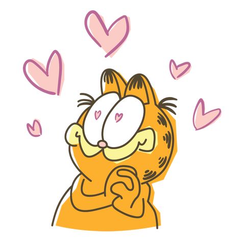 Garfield “be yourself” | Line Sticker Cute Garfield Drawings, Things To Draw For Him, Christmas Ideas For Her, Garfield Movie, Garfield Images, Valentines Day Cartoons, Garfield Spiderman, Garfield Comics, Work Stickers