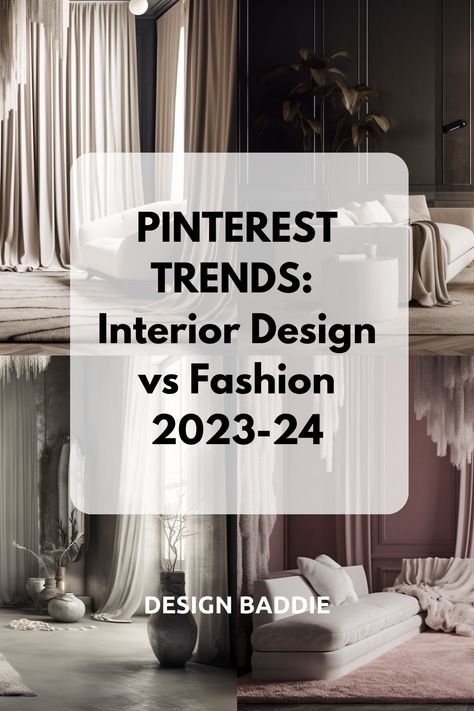 Bored of interior design mags? We combine interior design with Pinterest fashion trend forecasts for 2023-2024 for some uniquely cool design inspiration. #interiordesign #fashion #style #pinterest #trends #inspiration #homedecoration #decoration #homedecor #decorating #hometrends #2023 #2024 Bathroom Vanity Remodel, Kitchen Cabinet Remodel, Furniture Trends, Aesthetic Home, Decor Trends, Home Trends, Design Living Room, Interior Trend, Decor Living Room