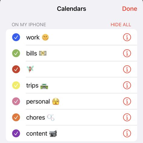 Apple Calendar Aesthetic, Apple Calendar Organization, Google Calendar Organization, Notion Guide, Ios Calendar, App Organization, Iphone Calendar, Apple Calendar, High School Organization