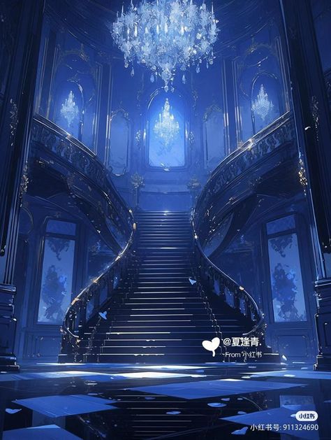 ❛ The Dark love of Mafia's ❜  ✧･ﾟ: *✧･ﾟ:*✧･ﾟ: *✧･ﾟ:*  Secrets which a… #romance #Romance #amreading #books #wattpad Space Castle Aesthetic, Blue Castle Interior, Magic Land, Fantasy Rooms, Ice Castles, Dark Love, Scenery Background, Fantasy Castle, Fantasy City