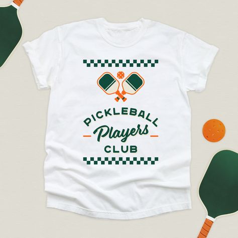 Players Club, Pickleball Shirt, Merch Ideas, Pickle Ball, Tennis Club, Tennis Clubs, Retro Tshirt, Nashville Tn, Pickleball