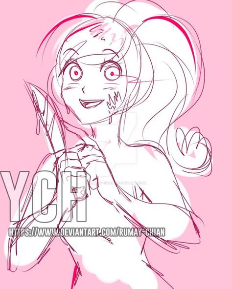 Yandere Base Pose Reference, Ych Yandere, Drawing Base Yandere, Yandere Pose Reference Drawing, Drawing Yandere, Yandere Poses Reference, Yandere Pose, Ych Poses, Drawing Bases