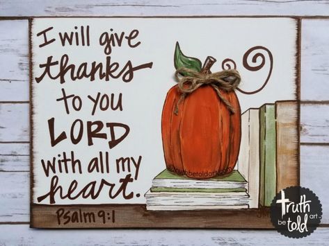 Barnwood Paintings, Pumpkin Painting On Canvas, Fall Pumpkin Painting, Scripture Art Canvas, Christian Canvas Art, Christmas Bulletin Boards, Art Parties, Christian Thanksgiving, Sketch Box