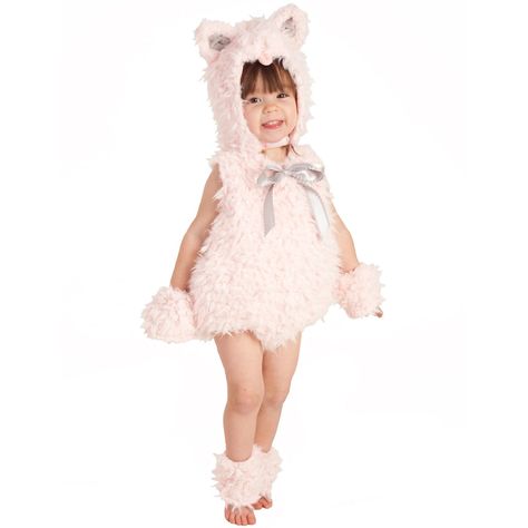 Pink Shaggy Kitty Baby Costume London Halloween, Kitten Costume, Cat Costume Kids, Halloween Customs, Kitty Costume, Cute Halloween Outfits, Animal Halloween Costumes, Baby Costumes Girl, Pink Kitty