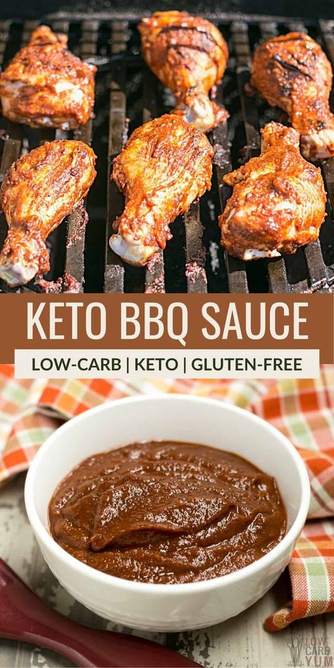 Keto Sauce Recipes, Keto Sauces Recipes, Keto Barbecue Sauce Recipe, Keto Bbq Sauce Recipe, Carolyn Ketchum, Keto Sauce, Keto Bbq Sauce, Low Carb Bbq Sauce, Easy Bbq Sauce