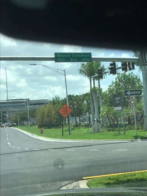 Street names after #AKA1908 member Bessie Coleman Located at Tampa International Airport, Tampa Florida 👏🏽💕💚 Tampa Airport, Tampa International Airport, Bessie Coleman, Letter Organizer, Alpha Kappa Alpha Sorority, Circuit Court, Street Names, Tampa Florida, Green Life