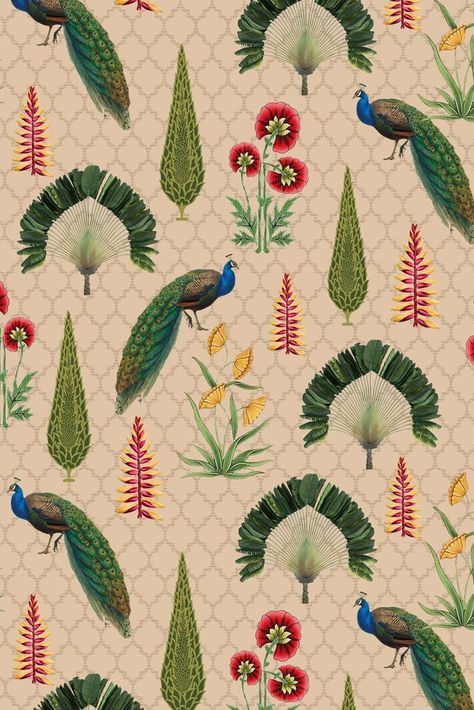 Mughal Inspiration Board, Mughal Print Pattern, Indian Designs Pattern Art, Mughal Peacock, Mughal Prints, Mughal Pattern, Ethnic Print Pattern, Tapestry Dress, Wallpapers Laptop