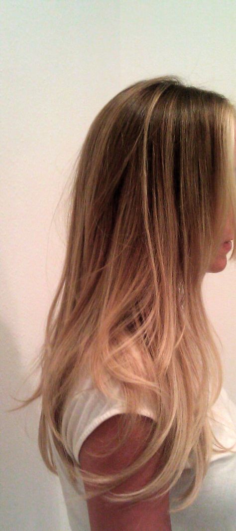 blonde ombre perfection. I'm going to this to my hair this winter :) Subtle Ombre, Hair Colours, Long Blonde, Light Blonde, Long Blonde Hair, Blonde Ombre, Hair Envy, Dream Hair, Light Brown Hair