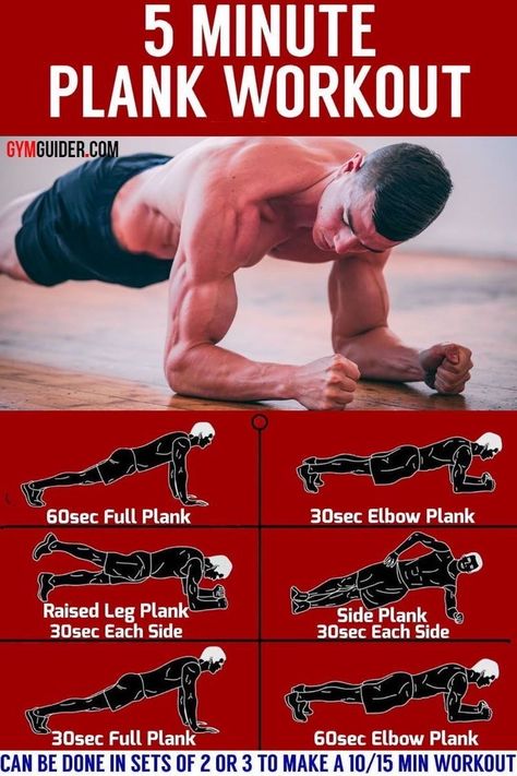 5 Minute Plank, 15 Min Workout, 30 Day Plank, 30 Day Plank Challenge, Crunches Workout, Workout Routine For Men, Abs Workout Gym, Plank Challenge, Abs And Cardio Workout