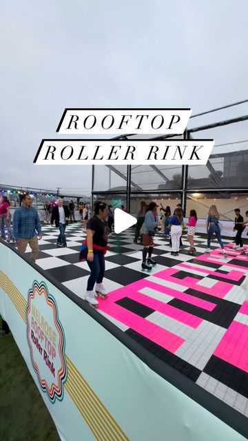 Jen Zhang | LA Food & Fun 🌴 on Instagram: "🛼 New roller skating rink in LA 💕📍Melrose Rooftop Roller Rink, tix through LA Bucket list @losangelesbucketlist #la #thingstodo #unique #summer #activity #rollerskating #rink #rooftop #dateidea" Diy Roller Skating Rink, Home Roller Skating Rink, La Bucket List, Roller Skating Rink, Roller Rink, Roller Skaters, Skating Rink, Summer Activity, La Food