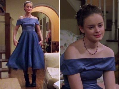 Spring Ball Dresses, Rory Gilmore Style, Blue Dress Outfits, Gilmore Girls Outfits, Prom Dress Inspo, Her Outfits, Prom Girl Dresses, Girls Blue Dress, The 2000s