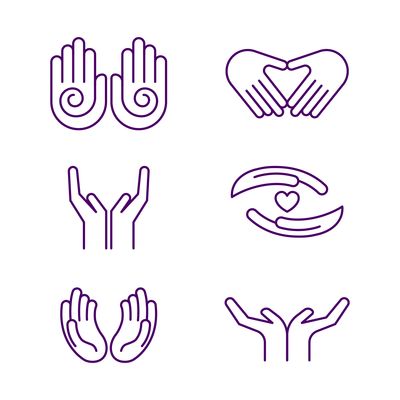 Healing Hands Logo Vector - Download Free Vectors, Clipart Graphics & Vector Art 손 로고, Healing Logo, Massage Logo, Hand Symbols, Hands Icon, Hand Sticker, Free Logo Templates, Logo Design Set, Craft Logo