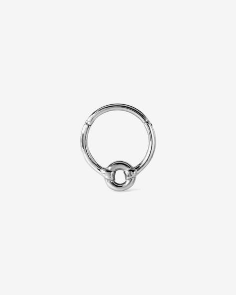 Portal Clicker-Clickers- 1.2mm (16g) - 8mm - Ask & Embla Unique Septum Jewelry, Eyebrow Piercing Jewelry, Jewelry Alternative, Daith Jewelry, Septum Rings, Emperors New Clothes, Septum Piercings, Cartilage Jewelry, Ear Weights