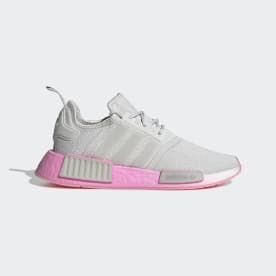 Flirty Fashion, Adidas Nmd_r1, Nmd Adidas, Running Style, Adidas Shoes Women, Pink Running Shoes, Adidas Nmd R1, Adidas Womens, Shoes Grey