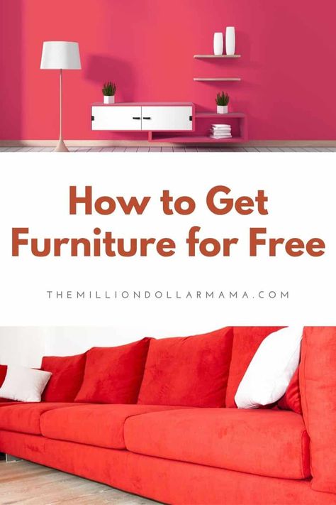 Learn how to get furniture for free with some of these amazing tips and tricks. From apps to ads to creative tips, there are a ton of options! With plenty of apps and methods of communication, it is easier than ever to search for that perfect couch sectional for our favorite price- totally free. Diy Money, Free Furniture, Budget Friendly Decor, Money Challenge, Spending Habits, Money Saving Challenge, Emergency Fund, Budgeting Tips, Life Organization