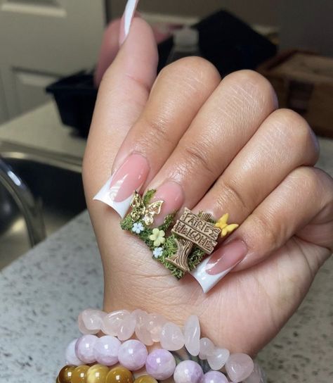 Moss Nails, Pretty L, Euphoria Nails, Duck Nails, 23rd Birthday, Dope Nail Designs, Classy Acrylic Nails, Unique Acrylic Nails, Bling Acrylic Nails