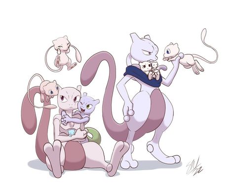 Mewtwo Comic, Pokemon Go Teams Leaders, Mew Plush, Mew And Mewtwo, Pokemon Mew, Pokemon Alola, Cute Pokemon Pictures, Cute Fantasy Creatures, Pokemon Comics