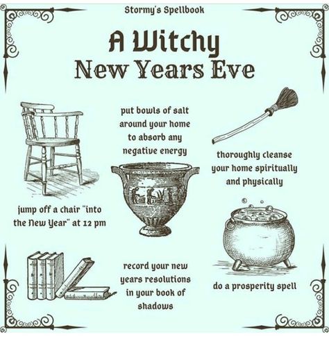 Witchy Traditions, Witchy Holidays, Beginner Witches, Beginner Witch, Prosperity Spell, Witch Tips, Magia Das Ervas, Green Witchcraft, New Years Traditions