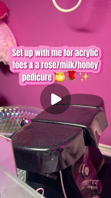 Dulce M Florez on Instagram: "Everything linked in my amazon storefront 🎀

#acrylictoes #rosepetals #toes #pedicure #satx #sanantonio #satxtoes #frenchtip #acrylicnails #nailart #jellypedicures #nailtech #reels #reel #trendingreels #nails #winternails #nailinspo #naildesign #sanantonionails #fruitpedicure #luxury #nailday #comewithme #pedicurechair #nailtutorials #pedicure #pedicuredtoes #voiceover" How To Do A Pedicure, How To Give A Pedicure, Pedicure Set Up Ideas, Pedicure Supplies List, Pedicure Tools How To Use, Everything You Need To Be A Nail Tech, Toes Pedicure, Rose Milk, Pedicure Chair