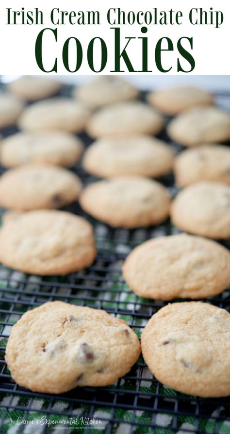 Irish Cream Cookies, Irish Cookies, Irish Cream Recipe, Irish Cooking, Cupcakes Easy, Cookies From Scratch, Christmas Cookie Recipe, Irish Cream Liqueur, Cookie Dough Ice Cream