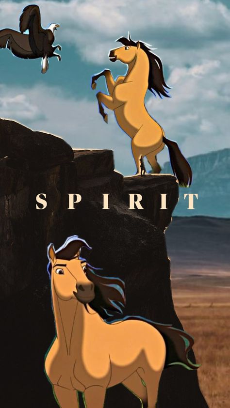 ❤ #spirit Horse From Spirit, Spirit The Horse Wallpaper, Spirit Wallpaper Horse, True Spirit Movie Poster, Spirit Stallion Of The Cimarron Wallper, Horses, Quick Saves