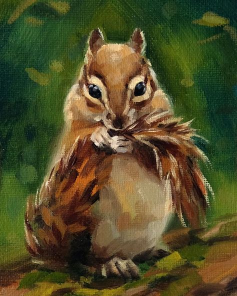 🐿 "Cleansing" This cute squirrel is cleaning its tail with his *tiny* little paws... 🥹 or perhaps cleansing his energy? ✨️ Original Painting Available ✨️ 7x9" Thrifted Frame ✨️ Oil Paint #squirrel #squirrelpainting #winsorandnewton Squirrel Oil Painting, Squirrel Painting, Paint Shirts, Concept Ideas, Cute Squirrel, Framed Oil Painting, Oil Painters, Sketchbook Art, Paint And Sip