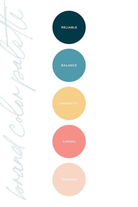 Virtual Assistant Color Palette, Happy Color Palette, Blog Color Palette, Peach Color Palettes, Blush Color Palette, Brand Colours, Color Palette Yellow, Business Colors, Pink Color Schemes