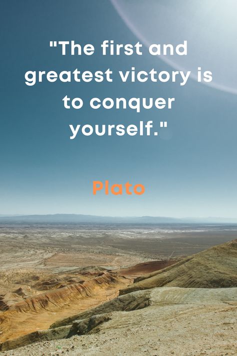 Embark on the journey of self-mastery: 'The first and greatest victory is to conquer yourself.' 🌟💪 Embrace the power of self-discipline and personal growth. The triumph over your own challenges is the foundation for all victories in life. 🏆✨ #SelfMastery #PersonalGrowth #VictoryWithin #ConquerYourself #MindsetMatters #InnerStrength #SuccessQuotes #EmpowerYourself #MindOverMatter #TriumphWithin Conquer Yourself, Lifestyle Quotes, Mind Over Matter, Self Empowerment, Self Discipline, Inner Strength, Finding Joy, Self Discovery, Success Quotes