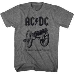 AC/DC Shirt For Those About To Rock Athletic Heather T-Shirt Ac Dc Shirt, Acdc Shirt, Rock N Roll Music, Vintage Rock, Rock T Shirts, Short T Shirt, Band Shirts, Grey Shirt, Ac Dc