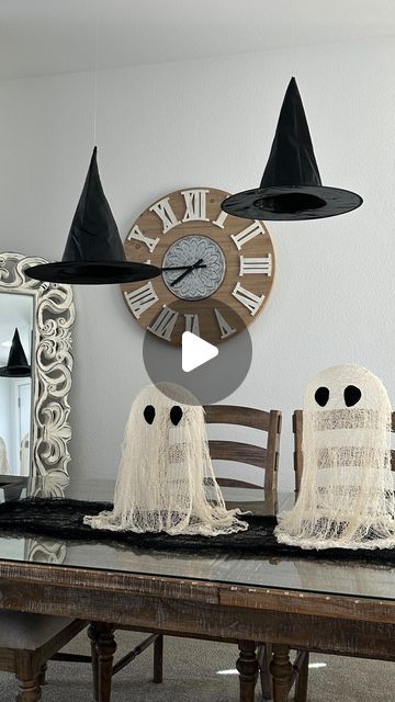 Karla on Instagram: "Tutorial for the creepy cloth ghost is here in all her glory. I hope you pay @dollartree a visit this weekend and make something fun. Can’t wait to see your ghosts. #halloweendiy" Cloth Ghost, Dollar Tree Halloween Decor, Dollar Tree Halloween, Instagram Tutorial, Halloween Diy, Dollar Tree, Halloween Decor, This Weekend, I Hope You