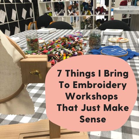 Embroidery Workshop, Essential Woodworking Tools, Learning To Embroider, Visible Mending, Woodworking Guide, Wood Joinery, Creative Workshop, Embroidery Supplies, Create Words