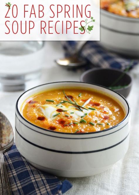 Spring Soup Recipes, Spring Soup, Spring Soups, Roasted Carrot, Apple Soup, Healthy Summer Recipes, Savory Soups, Egg Muffins, Roasted Carrots