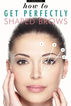 Beauty School: How to Get Perfectly Shaped Eyebrows • Makeup.com Shaped Eyebrows, Teknik Makeup, Face Threading, Permanente Make-up, Bentuk Alis, Plucking Eyebrows, Drag Make-up, Eyebrow Threading, Eyebrow Makeup Tips