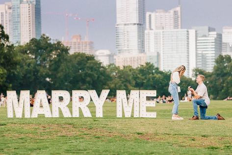 Easiest YES of my life 🤍🤍🤍 Marry Me Letters, Marry Me Sign, Letters Birthday, Wedding Stand, Proposal Letter, Large Wooden Letters, Free Standing Letters, Photo Backdrop Wedding, Wedding Letters