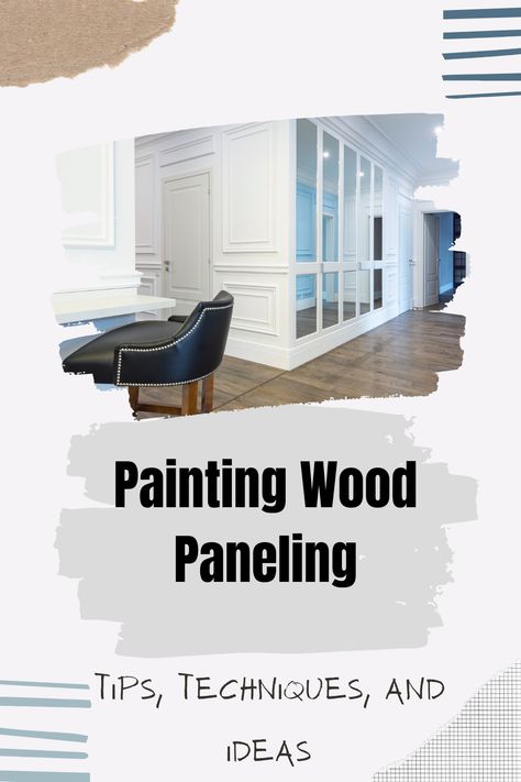 Painted Wood Paneling, Judges Paneling, White Kitchen Counters, House Painting Tips, Wood Wainscoting, Painting Wood Paneling, Paint Tips, Light Colored Wood, Home Painting