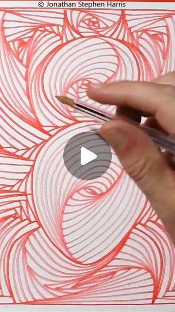 spiral line drawing and a spider drawn in anamorphic scribble art style. Optical Illusions Art Drawing, Cool Line Drawings, Drawing Of A Spider, Illusion Tricks, Spiral Drawing, 3d Spider, Spider Drawing, Trick Art, Optical Illusion Drawing