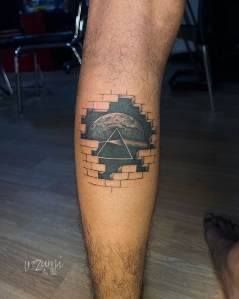 Pink Floyd's iconic prism logo inked at Chennai's #1 tattoo tattoo studio. Prism Logo, Pink Floyd Logo, 1 Tattoo, Tattoo Tattoo, Pink Floyd, Tattoo Studio, Tattoo Design, Tattoo Designs, ? Logo