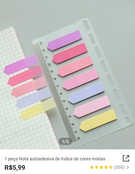 Post It Kit, Kids School Gifts, Sticky Notes Cute, Stationary Obsession, Cool Stationery, Pretty School Supplies, School Suplies, Simple Notebook, Cute Stationary School Supplies