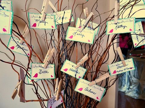 Nineteenth Birthday, Diy Name Tags, Western Bridal Showers, Birds Theme, Southern Style Wedding, Sunshine Party, Jasmine Wedding, Bridal Shower Inspiration, Wishing Tree