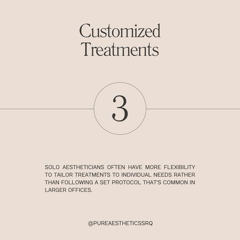 There are so many benefits to choosing a solo aesthetician, and I’m incredibly grateful to be able to offer each one of these and more. It’s so much more than just a facial! #selfcare #soloaesthetician #clientgoals #lakewoodranchflorida #facial Lakewood Ranch Florida, Self Care, Facial, Benefits, Quick Saves