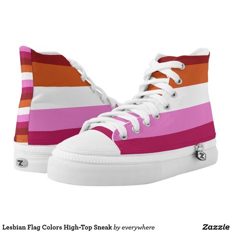 Lesbian Flag Colors, Cute Heart Drawings, Pride Shoes, Pride Day, Lesbian Flag, Pride Outfit, Aesthetic Shoes, Lgbtq Pride, Flag Colors